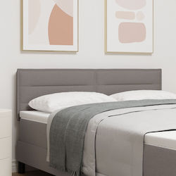 vidaXL Fabric Bed Headboard Brown 160x78cm