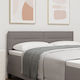 vidaXL Fabric Bed Headboard Brown 160x78cm