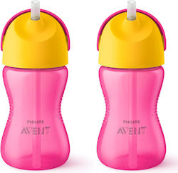 Philips Baby Cups made of Plastic Pink 2pcs for...