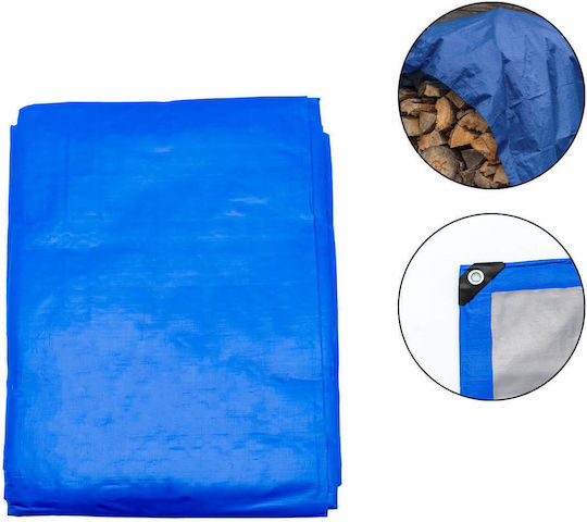 Αδιάβροχος Μουσαμάς 180gr/m² 5x4μ. Ελαφρού Τύπου Μπλε
