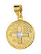 Kontopoulos Charm Talisman Konstantin mit Steinen aus 9K Gold