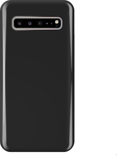 Husă Samsung S10 5G G977 Silicon Jelly Soft Gekko Ultraslim 0.3mm Fără Amprentă Negru
