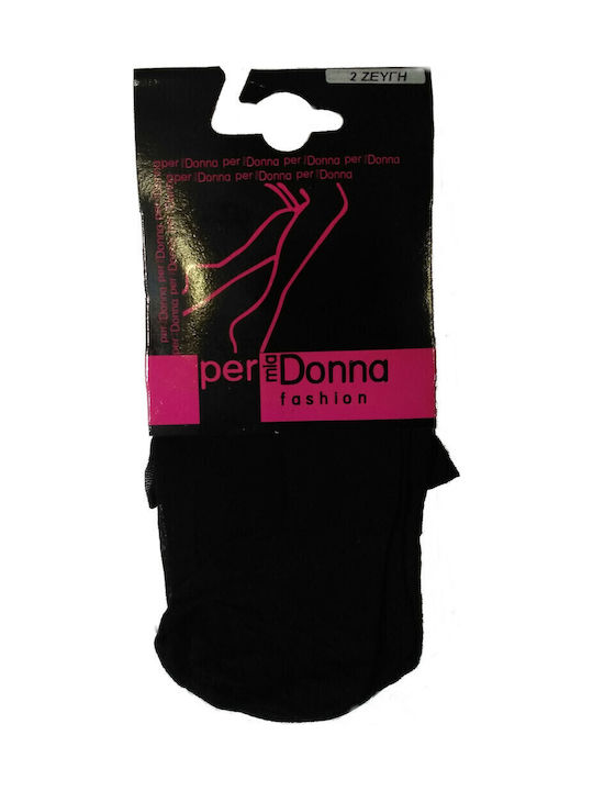 Γυναικεία Καλτσάκια 2Pack Μαύρο (BLACK).