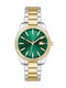 Lacoste Ανδρικό Ρολόι 41mm Μπαταρίας με Χρυσό Μεταλλικό Μπρασελέ
