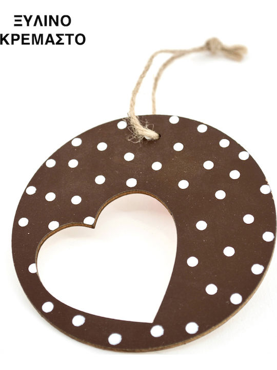 Wooden Heart Cutout 10cm T78 Rin-t78