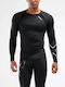 2XU Ανδρική Ισοθερμική Μακρυμάνικη Μπλούζα Compression Μαύρη