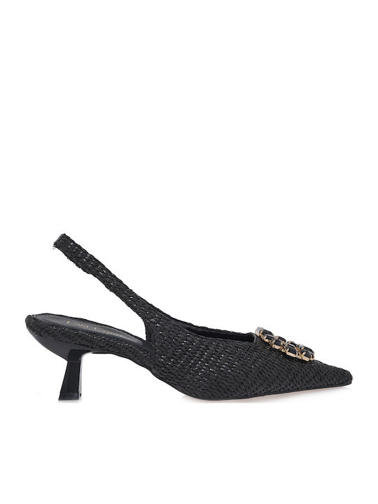 Lara Conte Madrid Black Medium Heels