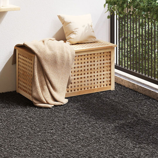 Synthetic Turf in Roll 1x2m and 30mm Height in Black Colour