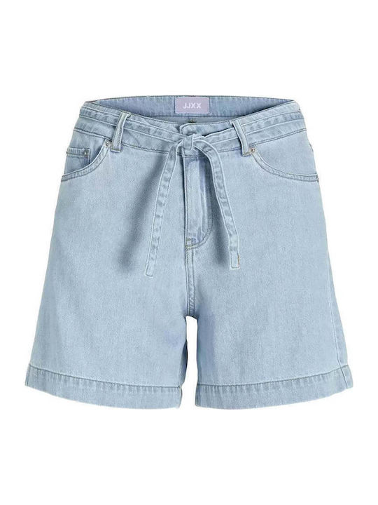 Γυναικείο Λινό Σορτς Light Blue Denim