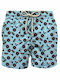 Lighting Micro Fantasy Men's Swimwear Shorts Light Blue