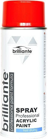 Brilliante Σπρέι Βαφής Πορτοκαλί RAL 2002 400ml