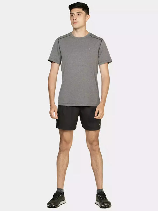 Ronhill Αθλητική Μπλούζα Κοντομάνικη Black