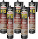 Henkel Sealant Silicone for Wood 385gr 5pcs