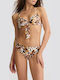 Bikini Slip with Ties Brown