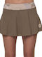 Bidi Badu Paris 2025 Printed Wavy Women's Tennis Skort Light Brown Beige