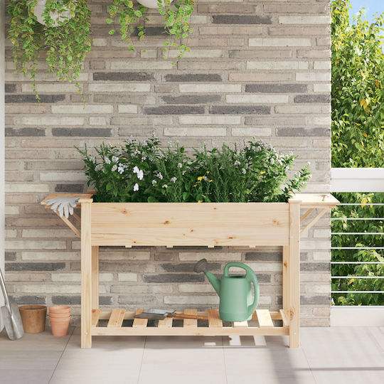 vidaXL Градина Саксия Дърво 155x59x76см.
