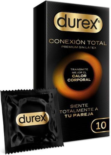 Durex Προφυλακτικά Total Connection Ultra 10τμχ Λεπτά για Φυσική Αίσθηση Natural