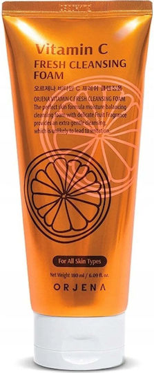 Orjena Vitamin C Facial Cleansing Foam for Oil Control 180ml