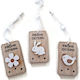 Дървени великденски орнаменти Великденска декорация 3 броя