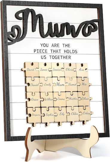 Gift Mom Puzzle "mom You Are Piece That Connects Us"