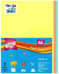 Χαρτι Α4 80gr Rainbow Ανοιχτα Χρωματα 5 Χρωμ 250φ Groovy