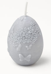 Beboulino Egg Candle 7cm Grey