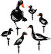 Aberto Design Decorative Garden Metal 6pcs 907MDS1103