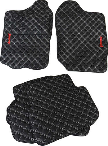 3Lines Σετ Μπροστινά και Πίσω Πατάκια 5τμχ για Suzuki Jimny Volkswagen Up 2017 Μαύρα