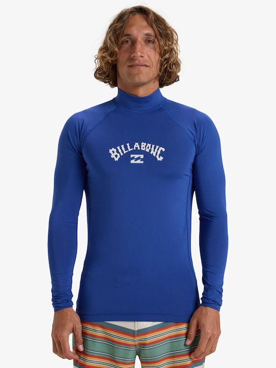 Billabong Arch UPF 50+ Ανδρική Μακρυμάνικη Αντηλιακή Μπλούζα Μπλε