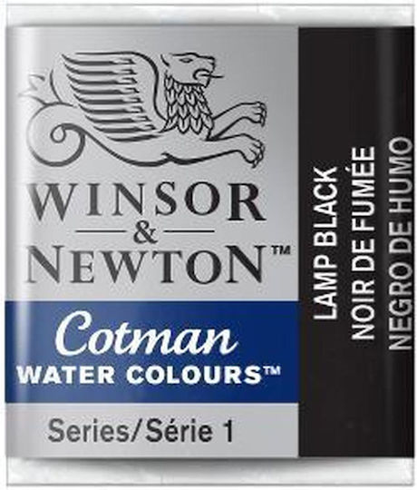 Winsor & Newton Half Pan Νερομπογιά Μαύρη