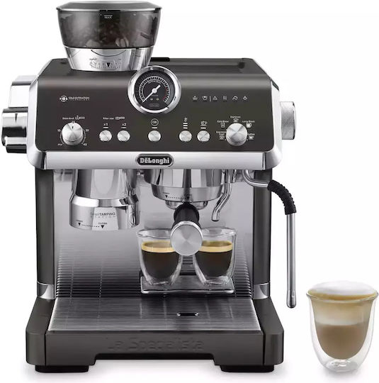 De'Longhi La Specialista Opera Автоматична Еспресо Кафемашина 1550W Налягане 19bar Сив EC9555.BK