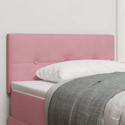 vidaXL Stoff-Kopfstütze für Betten Rosa 80x40cm