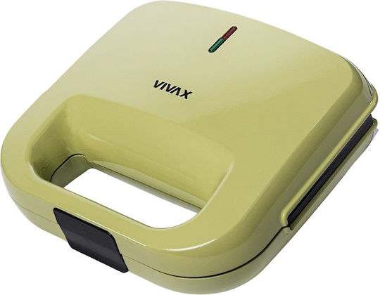 Vivax TS-7504G Sandwich Maker pentru for 2 Sandwiches Sandvișuri 750W Verde