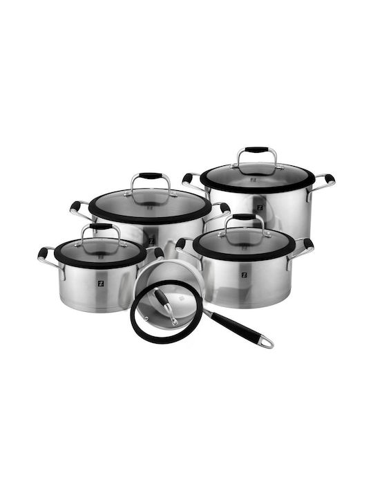 Zokura Set de vase de gătit din oțel inoxidabil 10buc