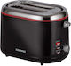 Daewoo Prăjitor de pâine 2 sloturi 900W Negru