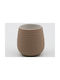 Inter Ceramic Tabletop Cup Holder Ceramic Beige