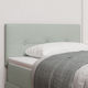 vidaXL Fabric Bed Headboard Light Gray 100x88cm