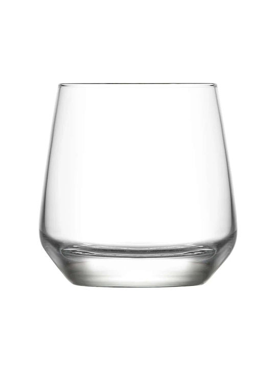 Hermia Set Gläser Whiskey aus Glas 345ml 6Stück