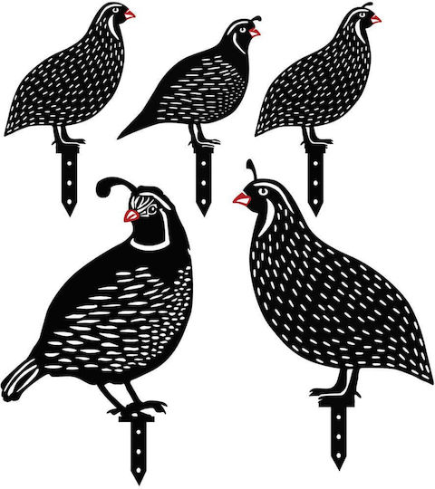 Aberto Design Decorative Garden Metal 5pcs 907MDS1104