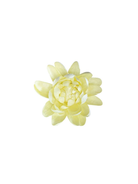 Floare decorativă mare de nufăr galben XL 32cm 00-23858-30-2
