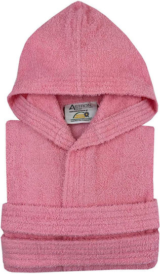 Astron Italy Παιδικό Μπουρνούζι Rosa mit Kapuze