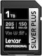 Lexar Professional Silver Plus 1066x Memory Card Lsdsipl001t-bnnng 1TB SDXC UHS-I U3 A2 V30