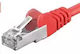 PremiumCord S/FTP Cat.6a Gigabit Network Cable Ethernet 7m Red