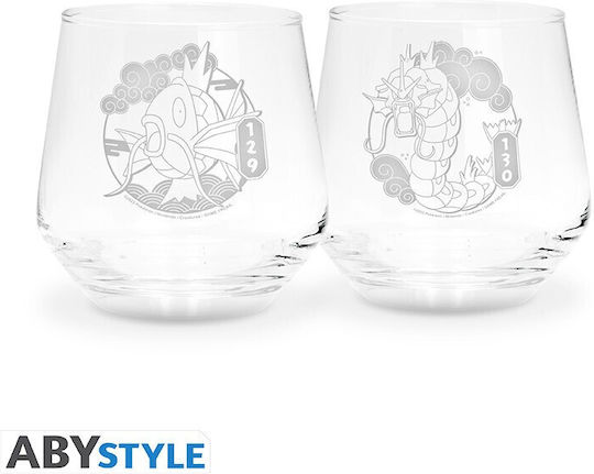 Abysse Set of Glasses Water made of Glass 2pcs