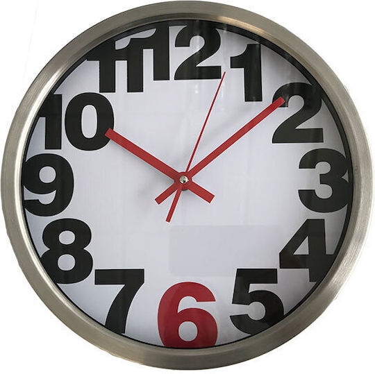 Galifas Wanduhr Metallisch