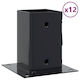 vidaXL Βάση για Πέργκολα από Ξύλο 8.1x8.1cm 12τμχ