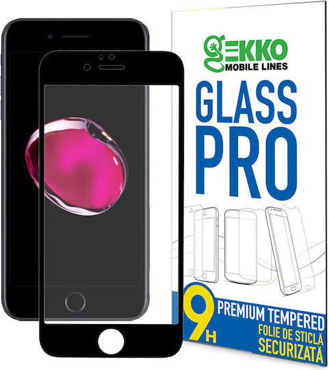 0.04mm Full Glue Tempered Glass Μαύρο (iPhone 8 Plus / 7 Plus)