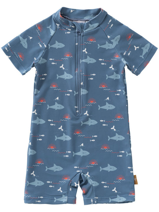 Fresk Kinder Badeanzug Einteilig Marineblau