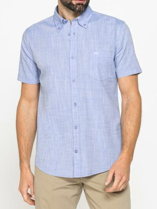 Carrera Jeans Leinen Hemd L.t Blue