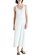 Summer Midi Dress White